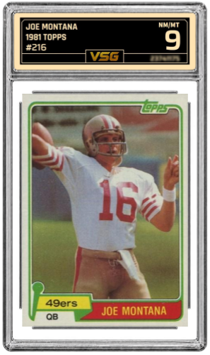 VSG graded card slab